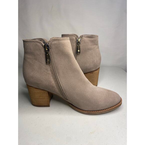 Blondo Womens Waterproof Gray Ankle Booties Chunky Heel Western Country Size 8.5 - Picture 9 of 16